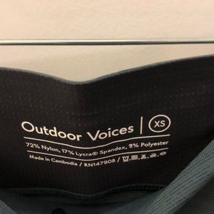 Outdoor Voices Pants - Outdoor Voices green TechSweat 3/4 legging, sz xs Outdoor Voices Pants - Outdoor Voices green TechSweat 3/4 legging, sz xs